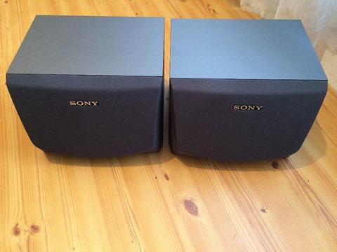 SONY HOME CINEMA SURROUND SPEAKERS, 16 Ohms, FULLY WORKING, CLEAR SOUND, EXCELLENT CONDITION