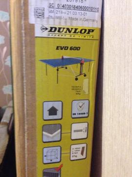 Dunlop evo 600 table tennis