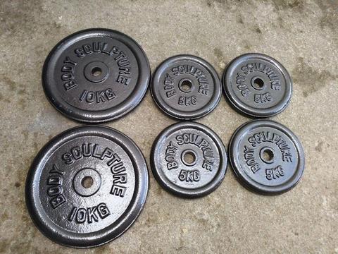 50kg of Metal Weight plates