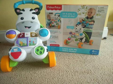 Fisher price zebra walker