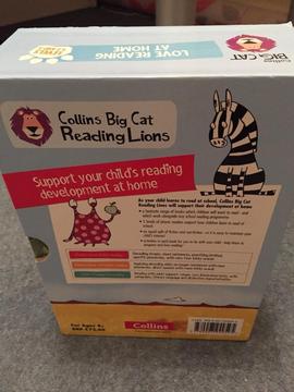 Collins Big Cat Reading Lions books
