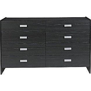 New Capella 4+4 Drawer Chest - Black Effect