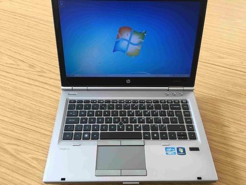 HP EliteBook 8460P laptop Intel 3.2ghz x 4 Core i5 2nd gen processor 128GB ssd 4gb or 8gb ram