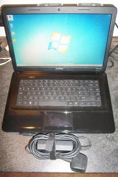 HP CQ58 Laptop, 1.4ghz dual core, Windows 7, 320gb Hdd, Wifi, Dvd-rw, 3Gb Memory