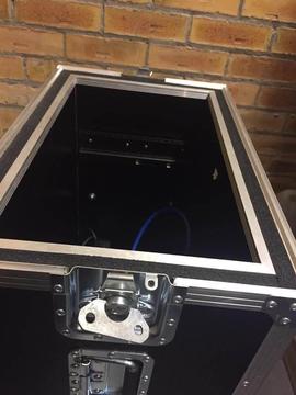 As new never gigged flight case (cost £500)