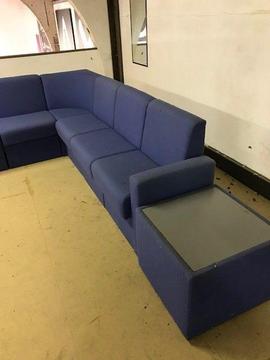 Interlocking changeable reception / waiting room chairs / sofa