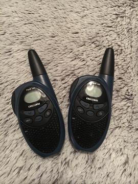 Working handheld walkie talkies