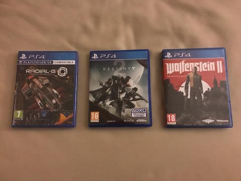 3 x PLAYSTATION 4, PS4 GAMES