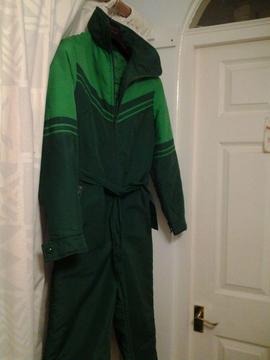 Ladies Green Ski Suit