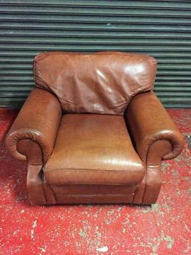 Thomas Lloyd leather chair (delivery available)
