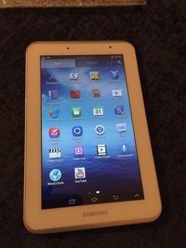 SAMSUNG GALAXY TAB 2 WHITE AND MINT