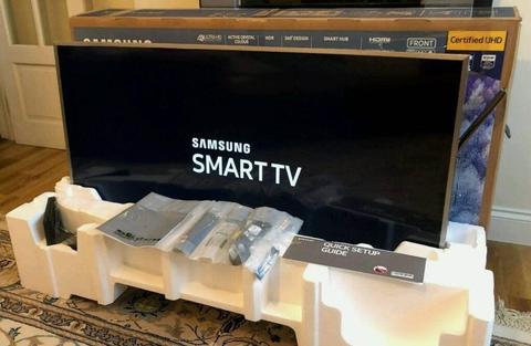 New 49in Curved Samsung 4K HDR Ultra HD HE LED TV WI-FI Freeview HD & FreeSat HD Voice CTRL WARRANTY