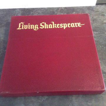 Living Shakespeare 5 x LP Box Set including individual playbooks