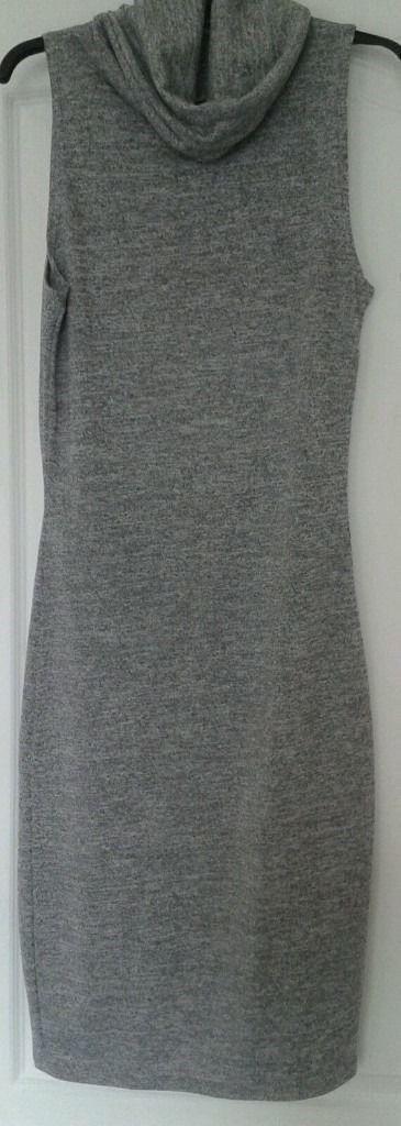 Long Grey Sleeveless Dress, UK 12