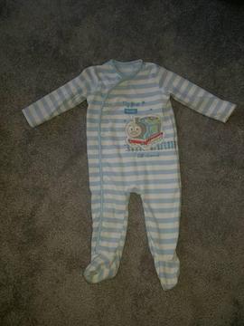 Baby fleece babygrow sleepsuit 9-12 months