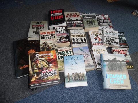 Huge assorted Collection of WAR, HISTORY Books 18 + 2 Magazines Excellent