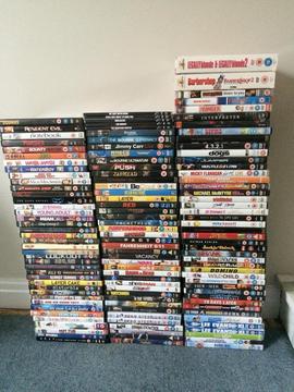 Bundle of 129 dvds home,carboot,resell
