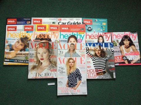 Few recent Vogues & other magazines