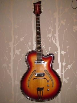 1971's MUSIMA RECORD GUITAR 17 VINTAGE AND RARE
