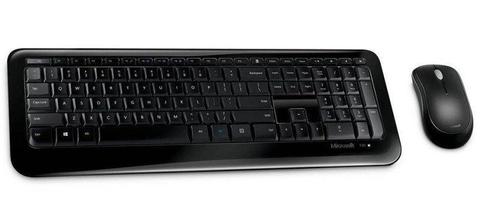 Microsoft Wireless Desktop Keyboard and Mouse Set 850 Black
