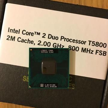 Intel Core 2 Duo T5800 Processor (2M Cache, 2.00 GHz, 800 MHz FSB)