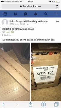 Job lot 700 HTC phone cases £30