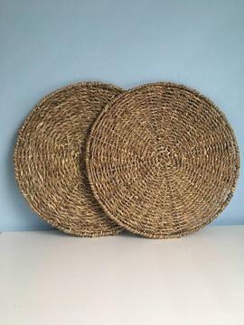 Set of Two Wicker / Woven Placemats