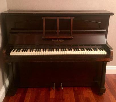 Crane & Sons Upright Piano