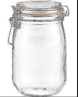 7 x 1-litre Le Parfait preserve jars