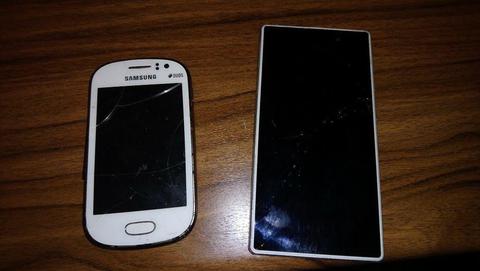 Sony xperia z1 & samsung duo **smashed screen