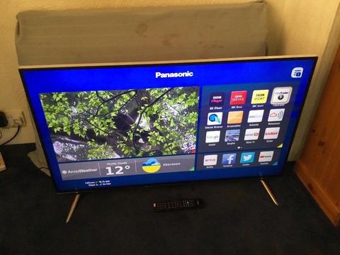 PANASONIC 48” 4K 3D SMART LED INTERNET TV WITH FREEVIEW HD BUILT IN
