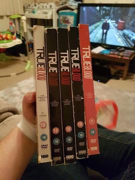 True Blood Seasons 1-5 DVD’s