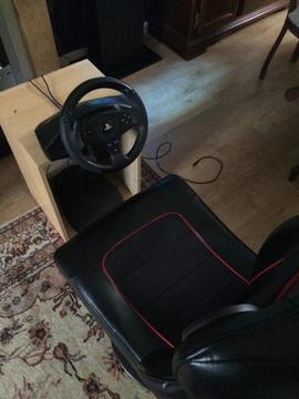 PS3 PS4 Xbox driving wheel and chair