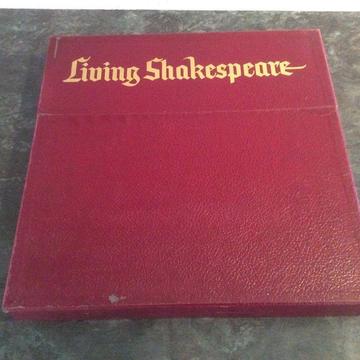 Living Shakespeare 6 x LP Box Set including individual playbooks