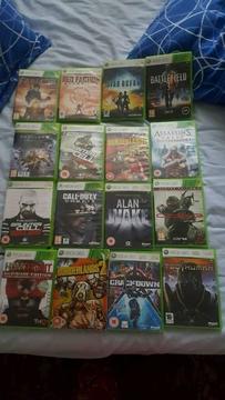 Xbox 360 games/ all different prices