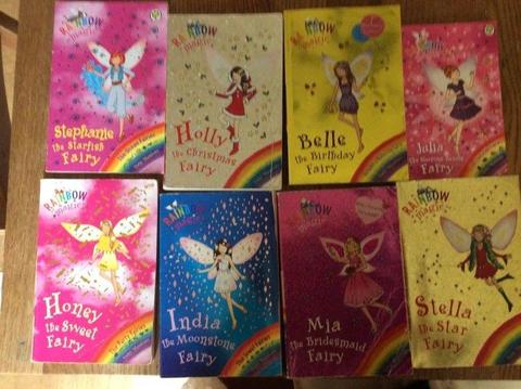 Girls rainbow fairy books