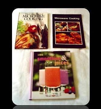 RECIPE BOOKS - SMOOTHIES & JUICES / MICROWAVE COOKING - FOR SALE