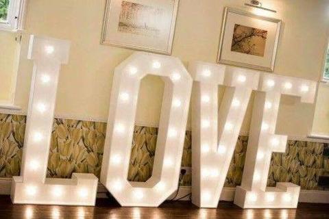 5ft Marquee love Letters to buy