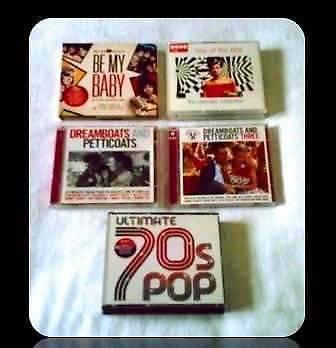 MUSIC CDS - 60s/70s - COMPILATION - (14 discs) - FOR SALE