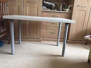 Ikea desk / table with adjustable height legs