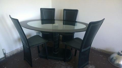 Free glass table and chairs