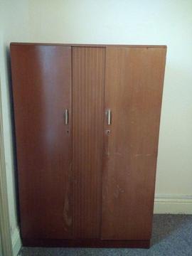 Good sized wardrobe for free. Pick up by Tuesday