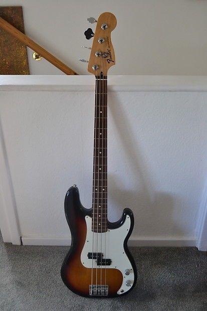 Fender Mexican Standard Precision Bass Sunburst + Hard Case