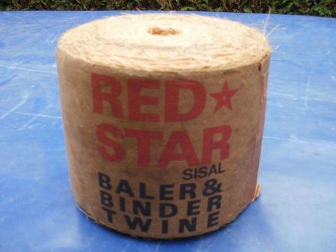 Vintage Red Star Sisal Bailer Twine