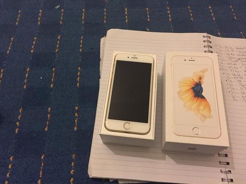 APPLE IPHONE 6S 16GB GOLD UNLOCKED IMMACULATE CONDITION FULLY BOXED