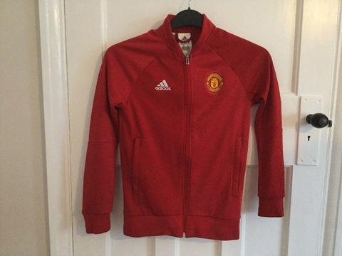 Boys Red Adidas Manchester United Jacket, in excellent condition!!