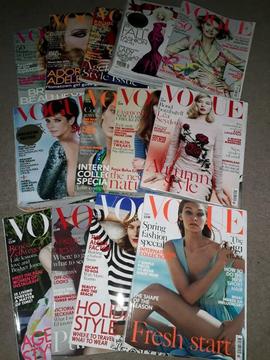 Vogue magazines 2011-17