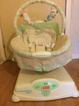 fisher price soothing motions glider
