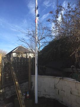 5 metre flag pole