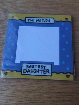The worlds nearest daughter photo frame *new*